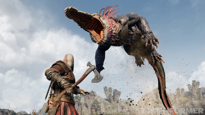 Walka God of War Ragnaroka pozwala „pobawić się jedzeniem”