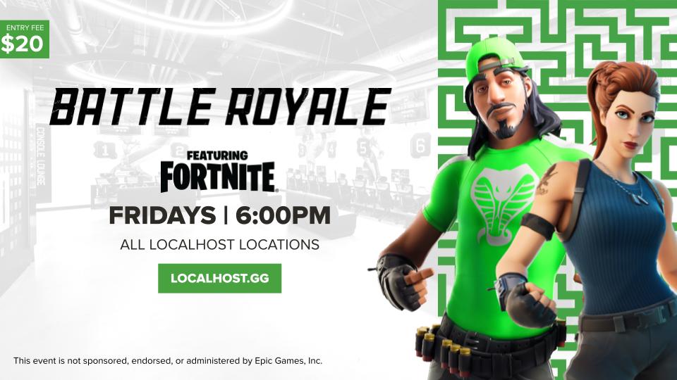 Battle Royale piątek z Fortnite |  DENVER, CO |  Przegląd