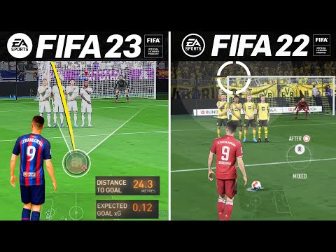 Porównanie grafiki FIFA 23 VS FIFA 22