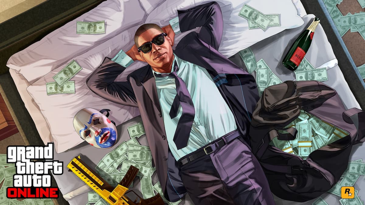 Gracz Grand Theft Auto Online cieszy się nowo odkrytym bogactwem. 