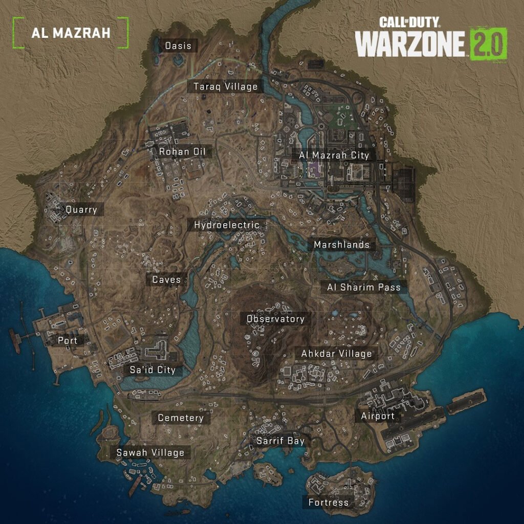 Mapa Warzone 2 Al Mazrah