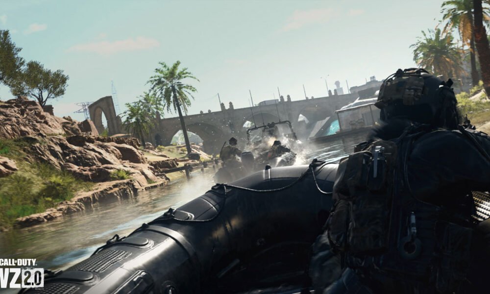 Warzone 2 boat gameplay