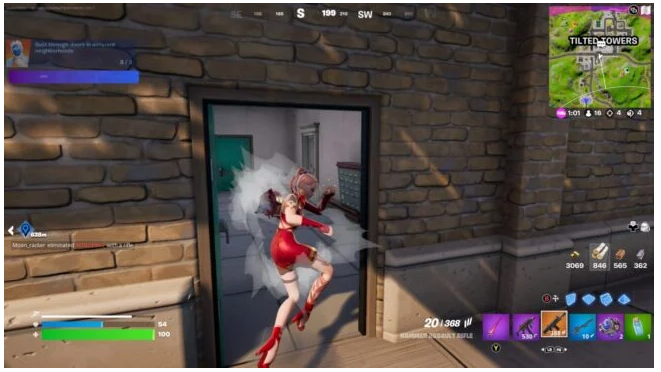Jak przebić się przez drzwi w Fortnite?
