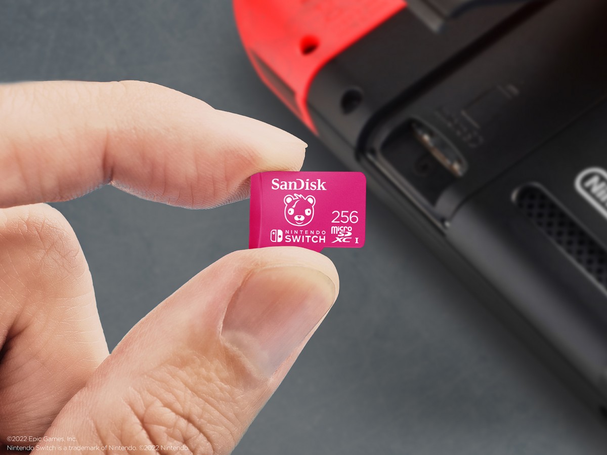 Karta MicroSD Fortnite chez Western Digital