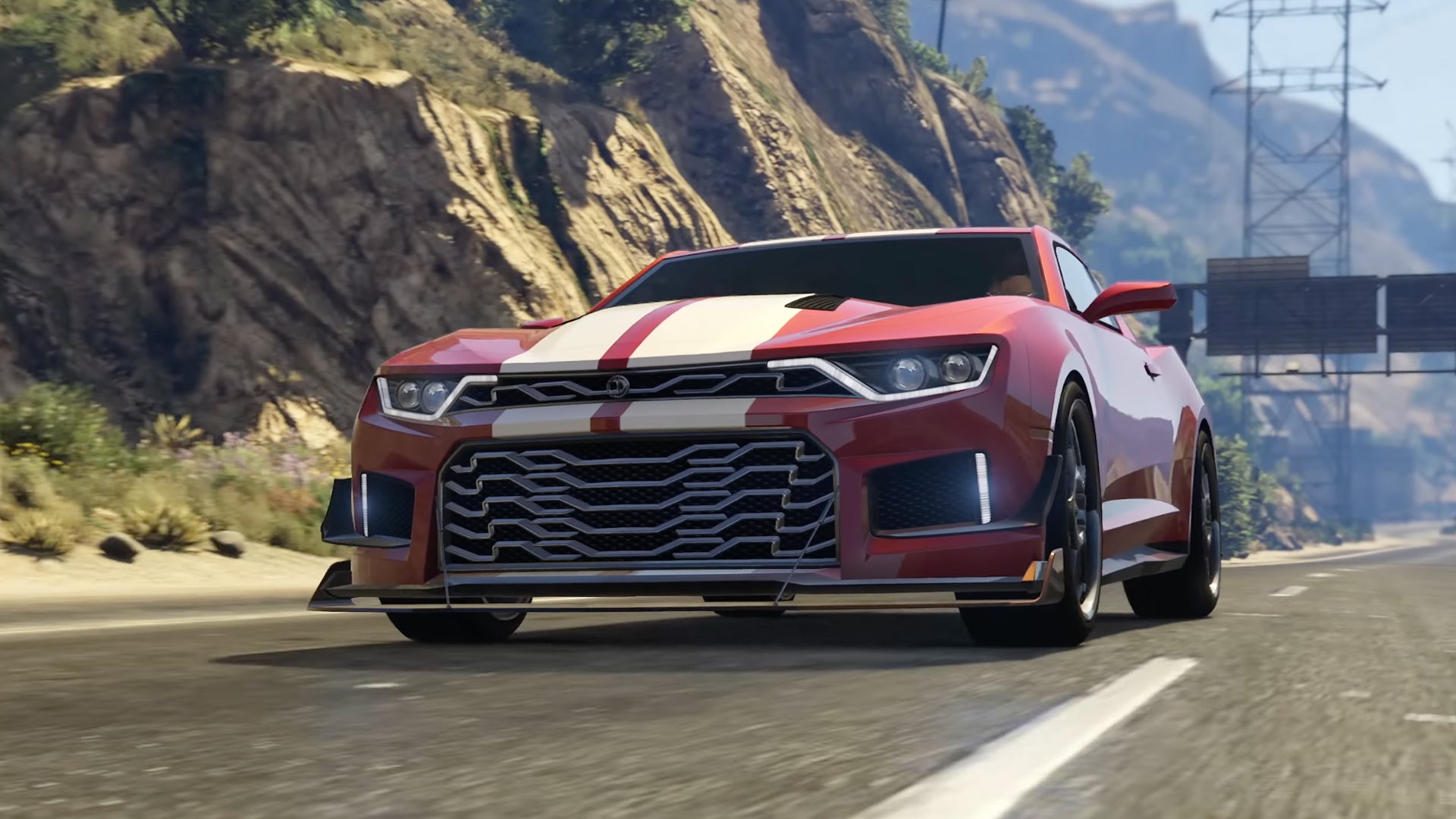 Najnowsza premiera samochodu GTA V wygląda prawie dokładnie jak Chevy Camaro