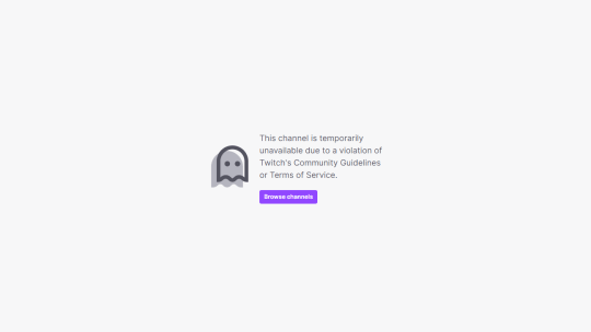 zrzut ekranu komunikatu o błędzie dla kanału Clix's Twitch