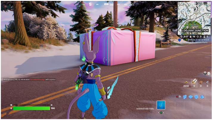 Jak znajdować i rzucać prezenty w Fortnite