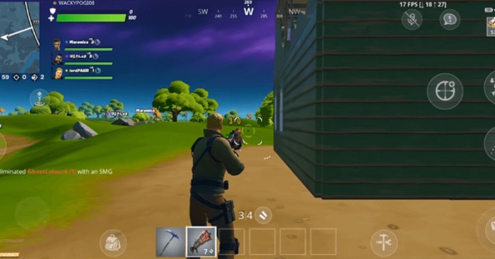 Sterowanie w grze Fortnite