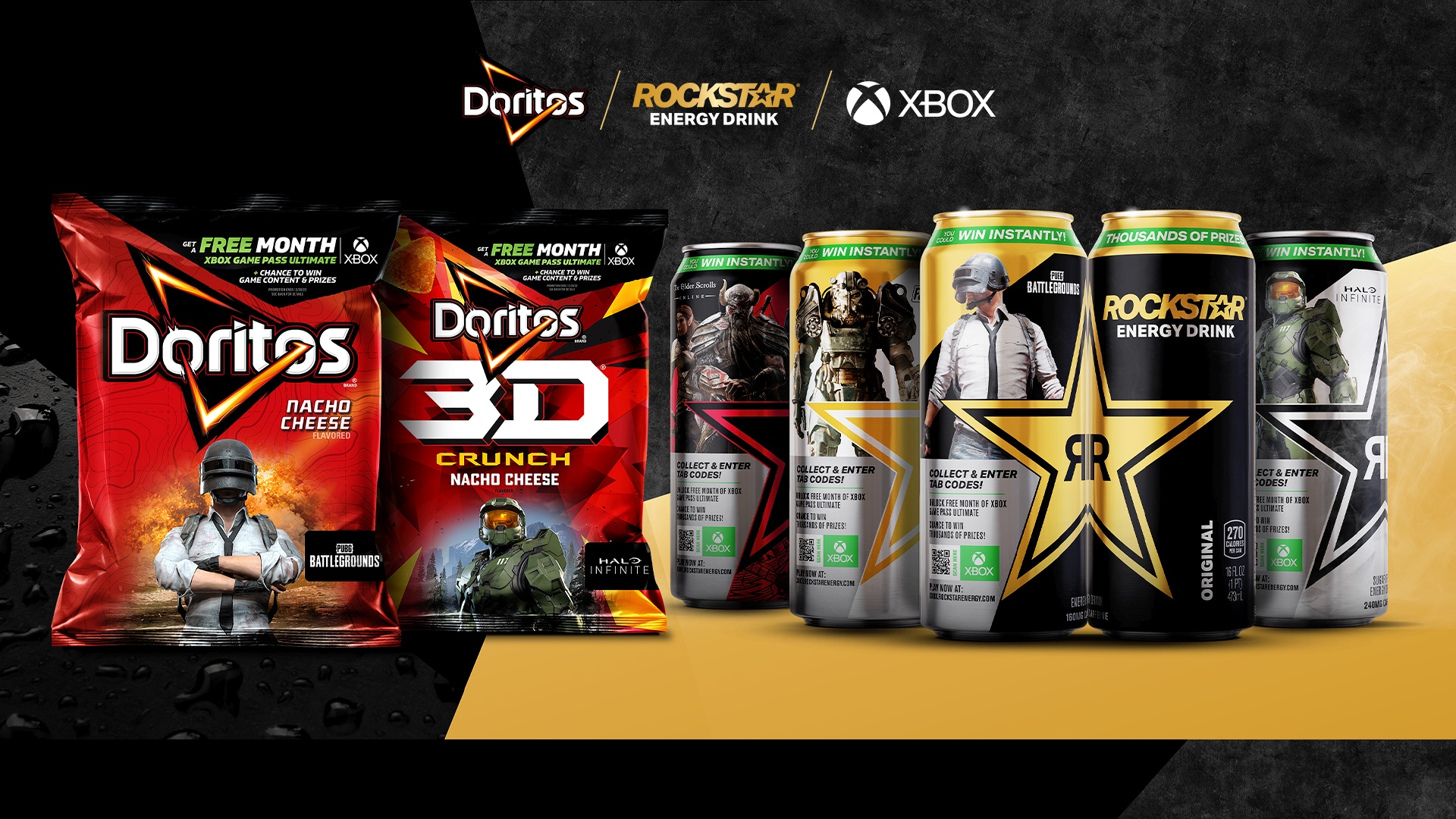 Participating Doritos and Rockstar Energy Products Hero Asset