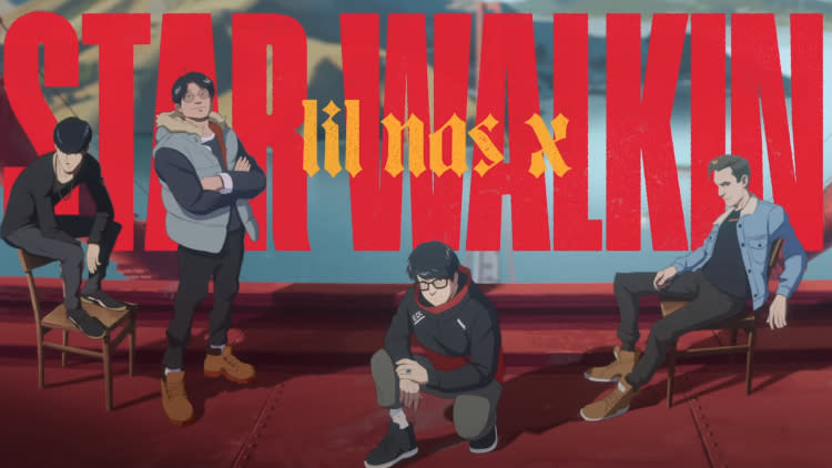 Lil Nas X porzuca teledysk anime do piosenki „League of Legends” „STAR WALKIN”