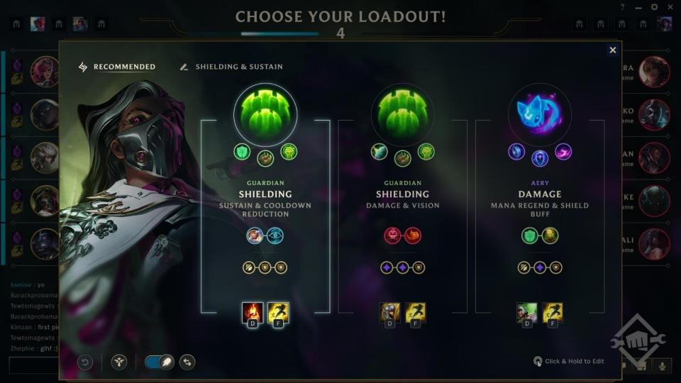 Polecenie Loadout jest dobrym krokiem do rozwiązania problemu stromej krzywej uczenia się LoL.  (Zdjęcie: Riot Games)