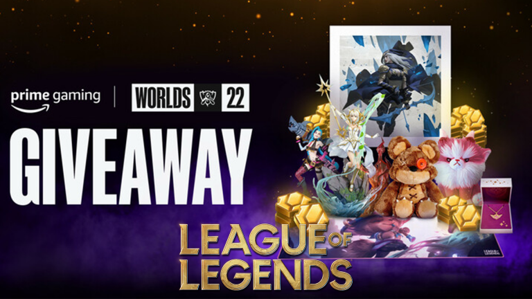 Worlds de League of Legends: 5000 euro za cadeaux à gagner grace w Prime Gaming
