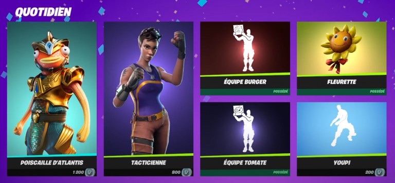 Fortnite: Shop of the Day October 8, 2022