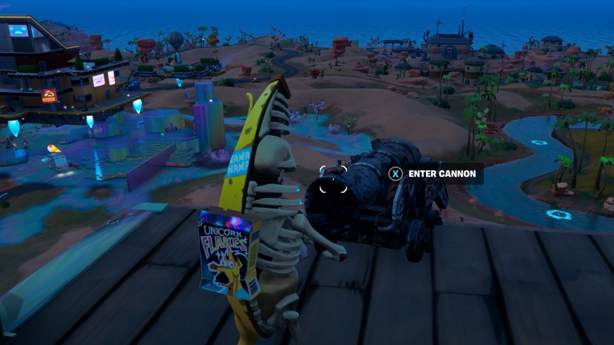 fortnite pirate cannon
