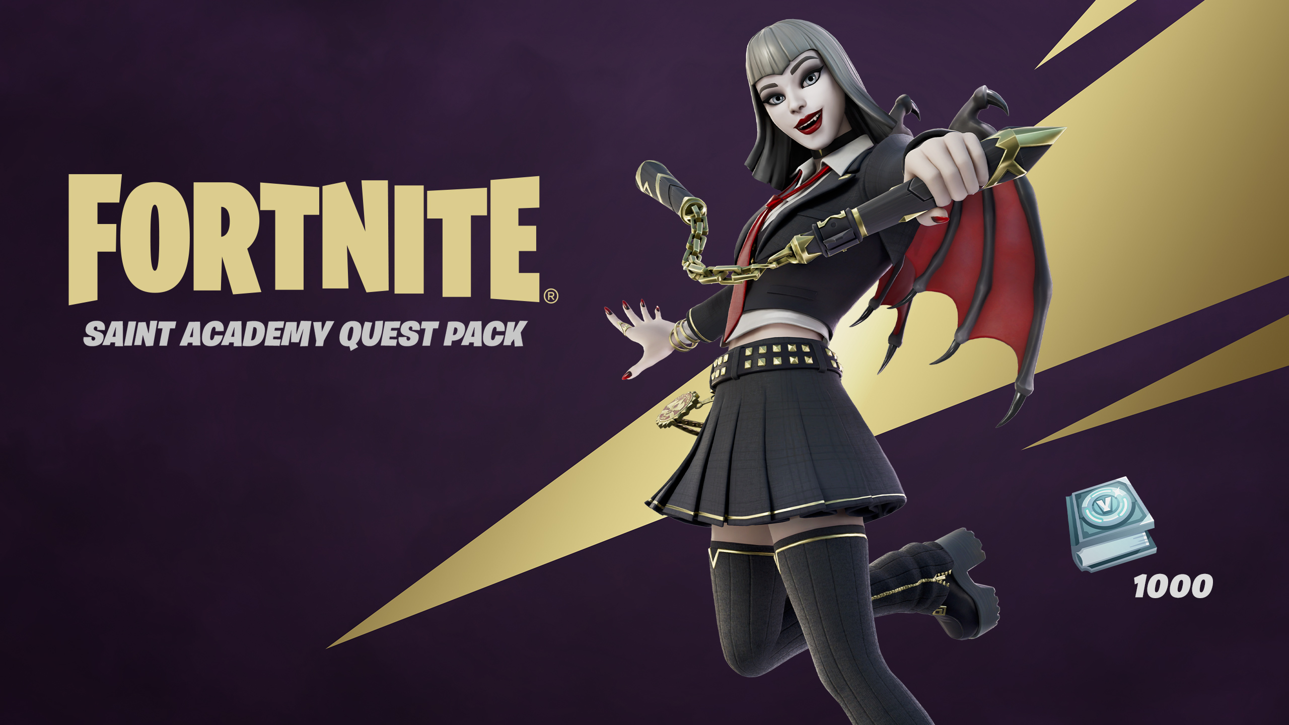 Więcej V-dolców i zadań czeka na Ciebie w pakiecie zadań Świętej Akademii w Fortnite