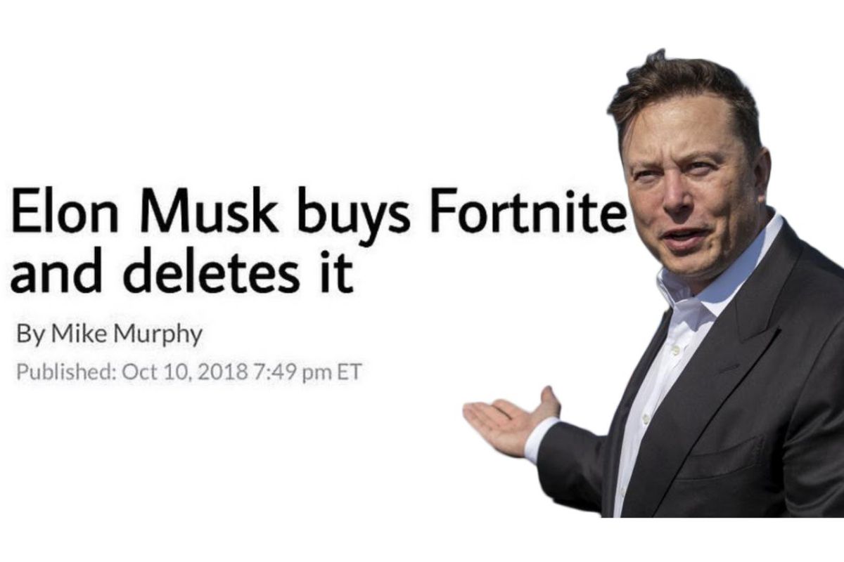 Czy Elon Musk kupuje Fortnite? 