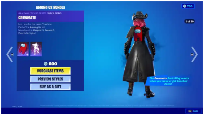 Jak zdobyć wśród nas kosmetyki w 3 sezonie Fortnite?