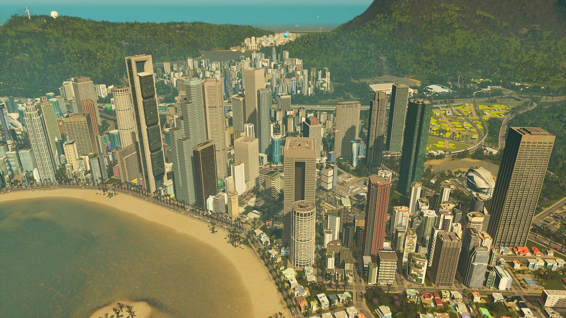 Zrzut ekranu z dodatku Skyscrapers Content Creator Pack, którego premiera odbyła się dzisiaj