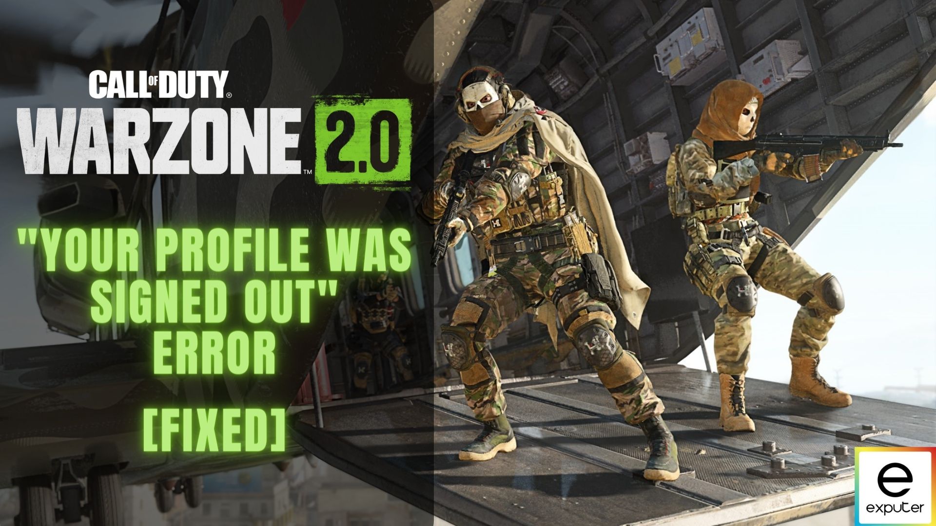 Warzone 2: Błąd wylogowania z Twojego profilu [FIXED]