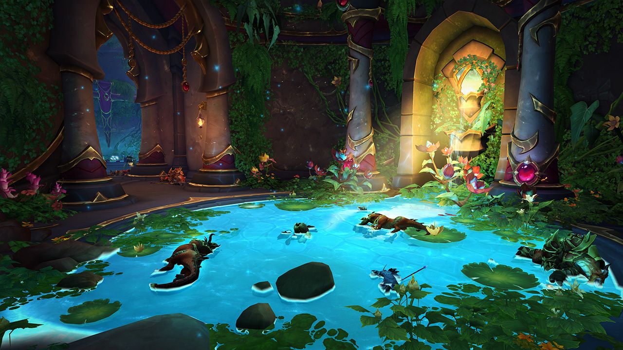 dragonflight wow world of warcraft dungeon rubinowe baseny tarła