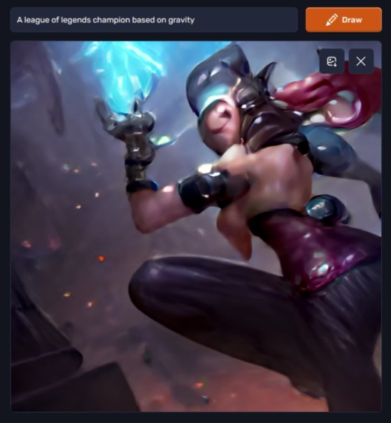 ... et c'est le suposé 'splash art' mistrza Notre Nouveau - League of Legends