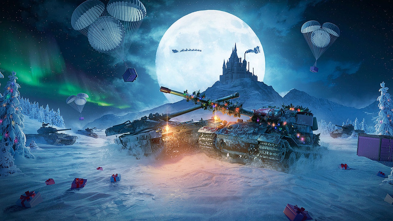 Arnold Schwarzenegger i Milla Jovovich przybywają na wydarzenie Holiday Ops w World of Tanks