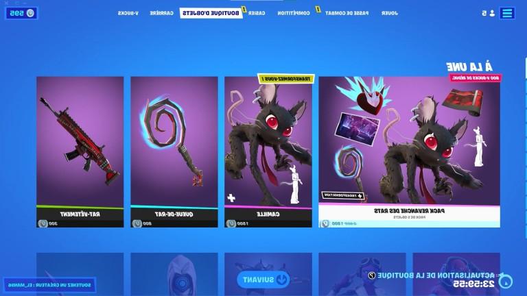 News Tip For Fortnite: the day of November 18, 2022 Published on 11/18/2022 at 09:24 Fornite renews its shop every day with temporary skins, emotes, graffiti, music, and other loading screens to acquire to personalize your explosive games of Battle Royale. Discover today the cosmetics now available at the Fortnite store on November 18th, []