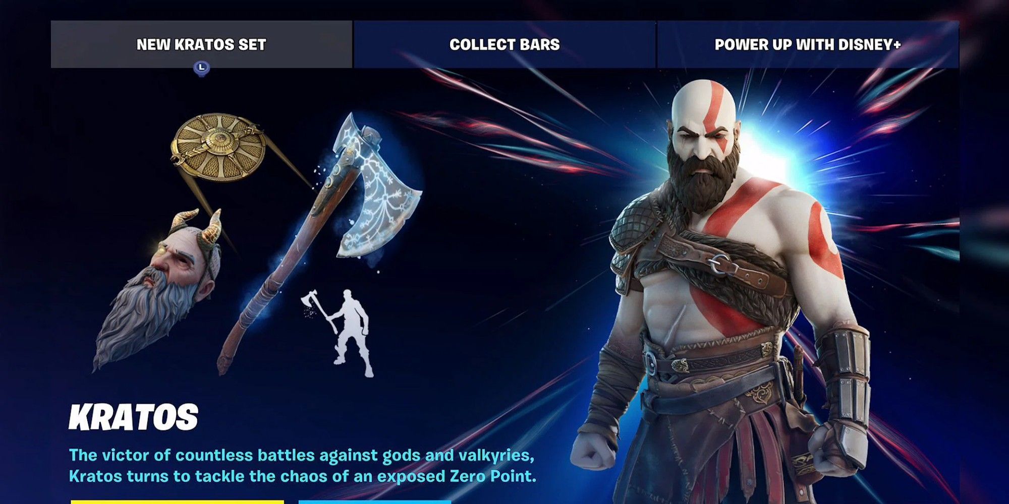 kratos w fortnite