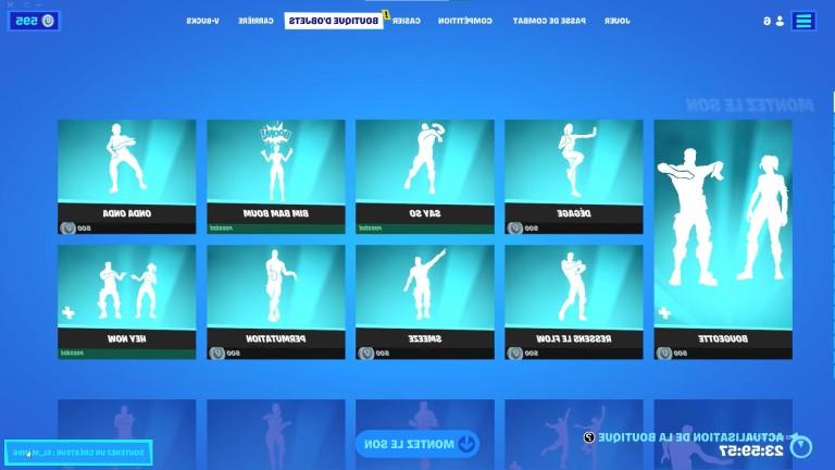 News Fortnite tip: shop of the day Nov 21, 2022 Published on 21/11/2022 at 08:16 Fortnite renews its shop every day with temporary skins, emotes, graffiti, music and other loading screens to acquire to personalize your explosives of the Royale. Today, take a look at the cosmetics available in Fortnite on November 21, []