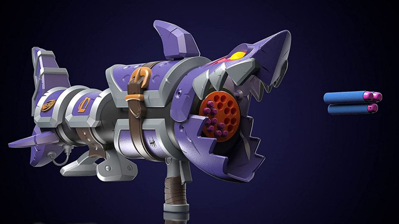 Nerf LMTD X League of Legends Jinx Fishbones to pistolet Nerf, którego POTRZEBUJESZ > NAG