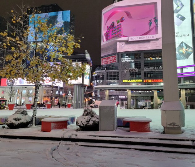 The Weather Network – ZDJĘCIA: Szybkie przejście do zimy z pierwszym dużym śniegiem w GTA