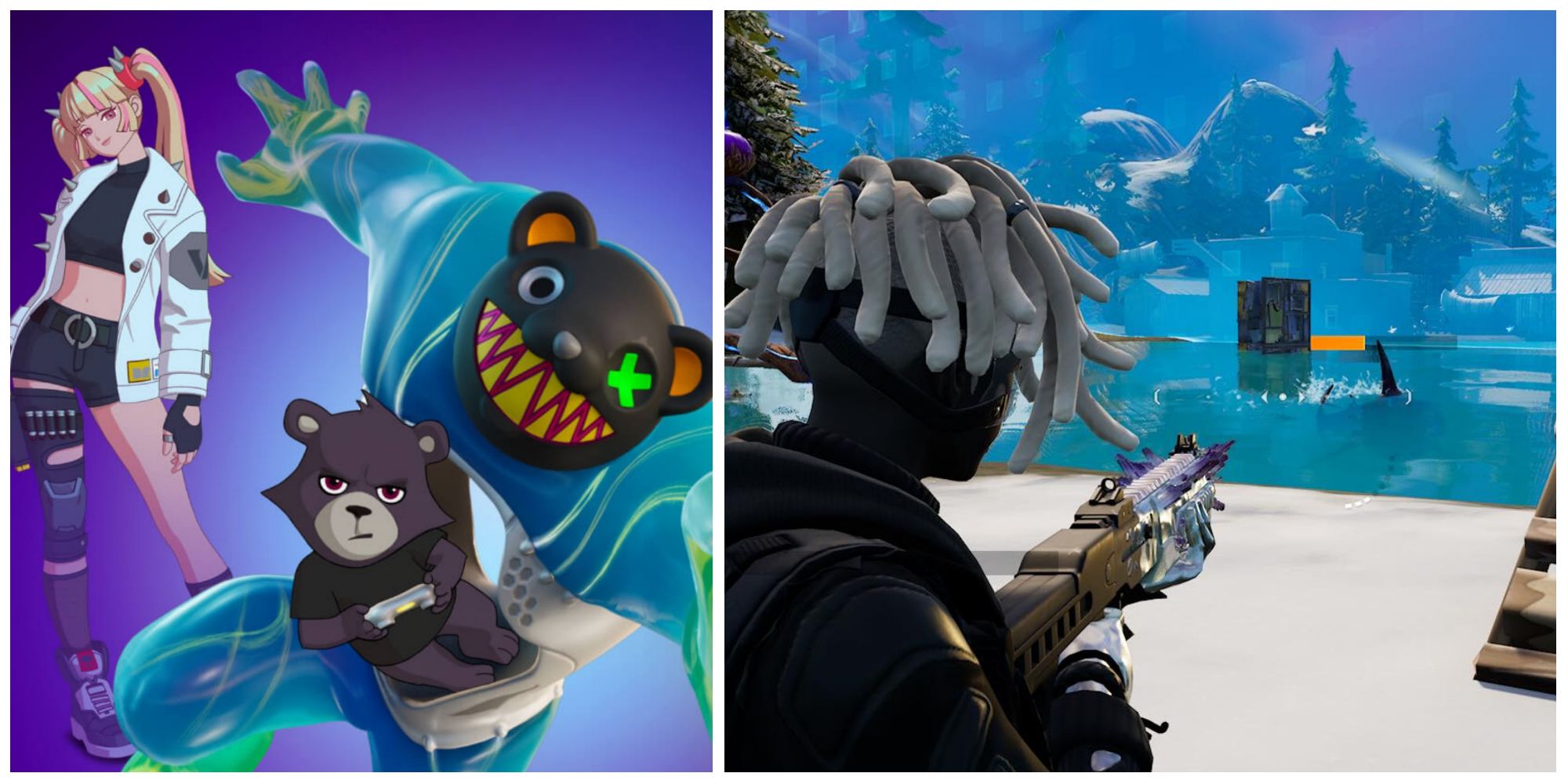 battle pass skins and bytes skin dealing damage