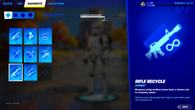 Przewodnik po ulepszeniach Fortnite Jak używać Odblokuj Zarabiaj Rozdział 4 Menu listy profitów