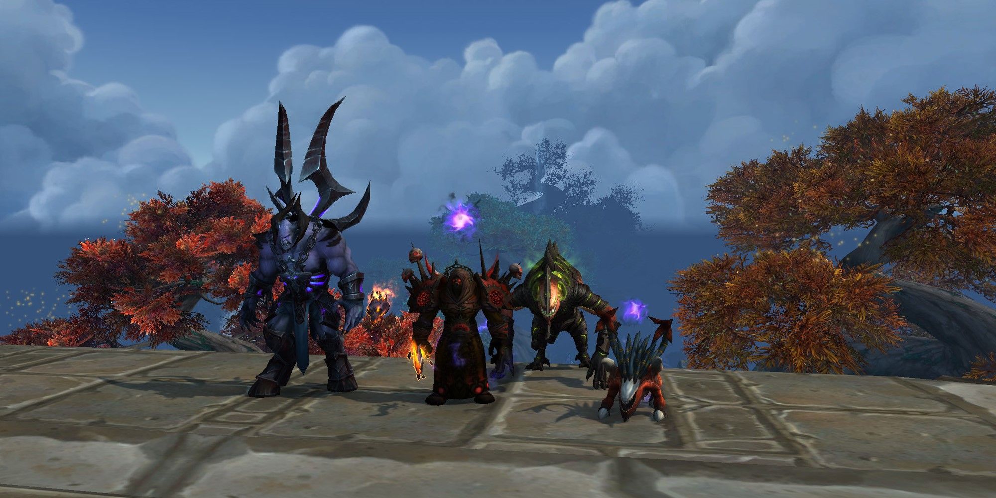 World of Warcraft Demonology czarnoksiężnik z demonami w Townlong Steppes
