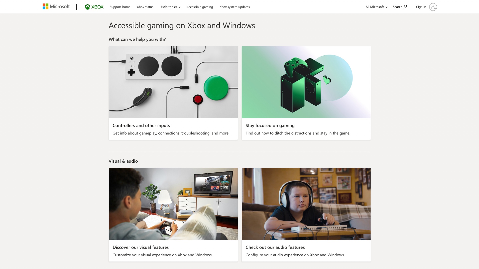 Zasób ułatwień dostępu Xbox