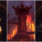 Wrathion, Sabellian and Dragonbane Keep as seen in World of Warcraft Dragonflight