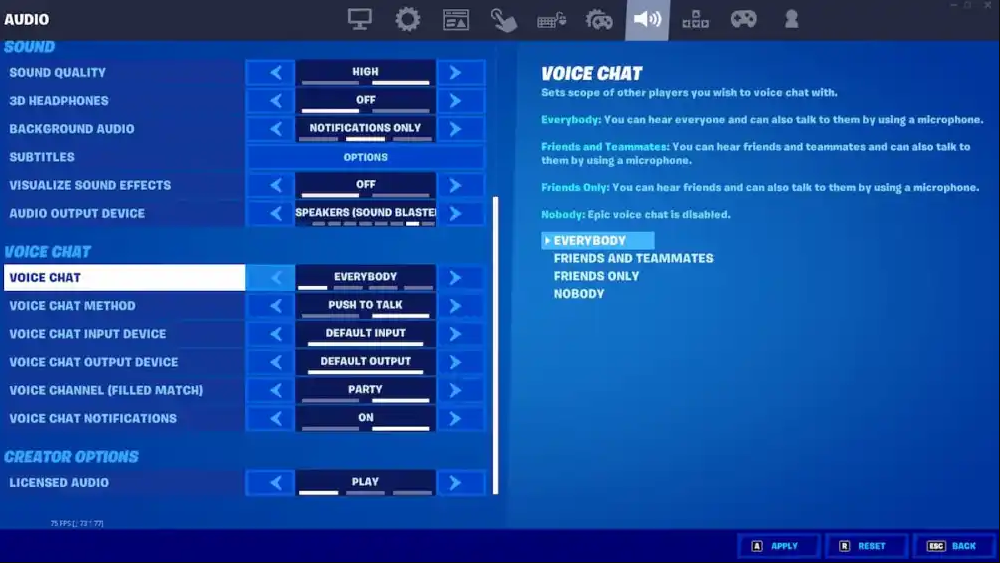 Jak rozmawiać na różnych platformach w Fortnite