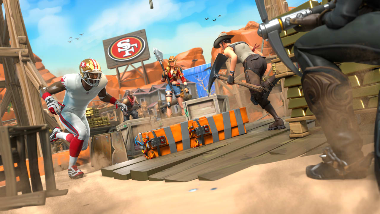 49ers Uruchom mapę w NFL Zone Experience w Fortnite
