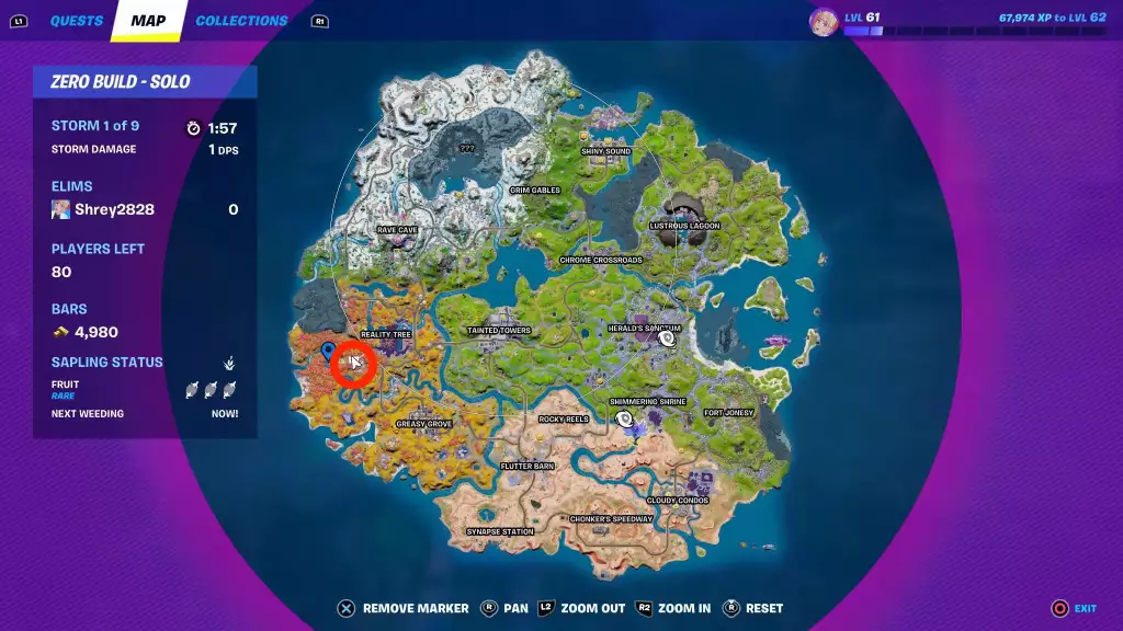 lokacja bushranger fortnite rozdział 3 sezon 4