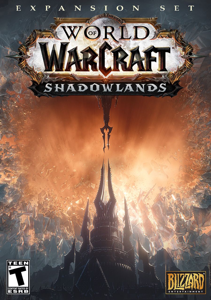 Makieta okładki World of Warcraft Shadowlands