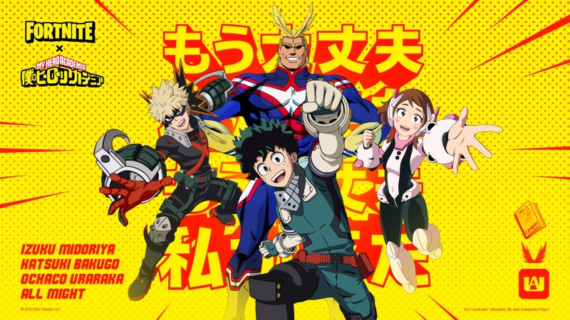 My Hero Academia wkracza dziś do Fortnite