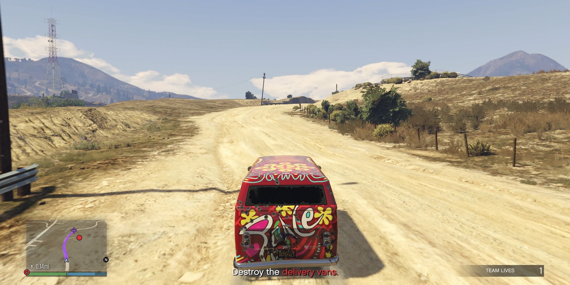 Niszczenie furgonetek dostawczych GTA Online