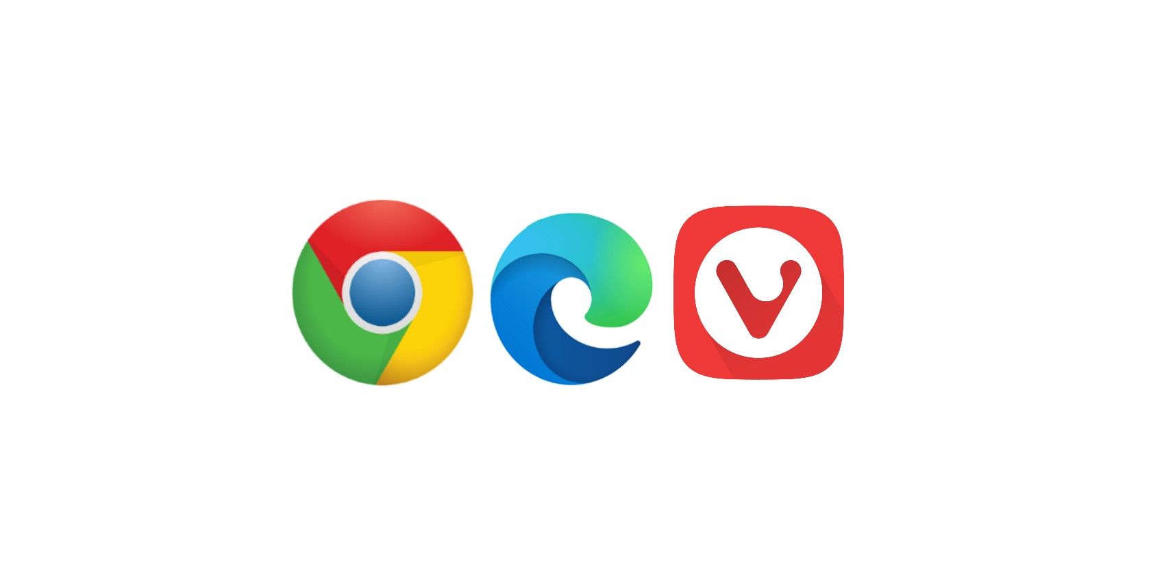 Chrome Edge i Vivaldi