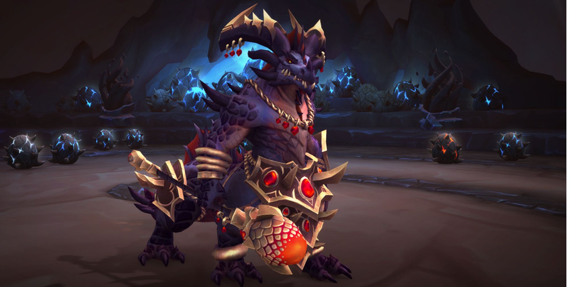 World of Warcraft: czworonożna smoczyca dzierżąca laskę i chroniąca swoje jaja