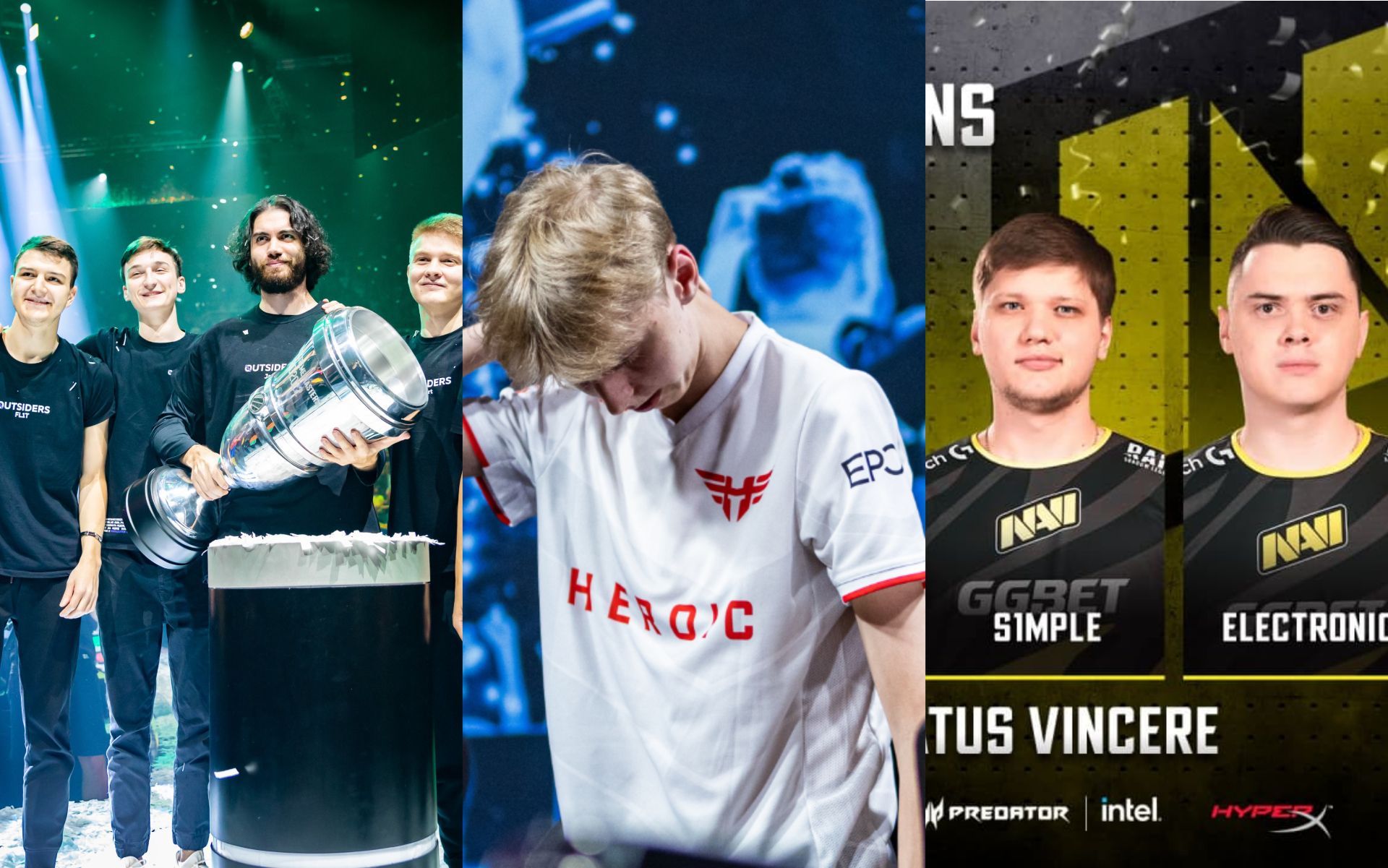 Top CS:GO teams in 2023 (Image via Sportskeeda)