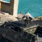 Vehicle driving near the water in Call of Duty Warzone 2