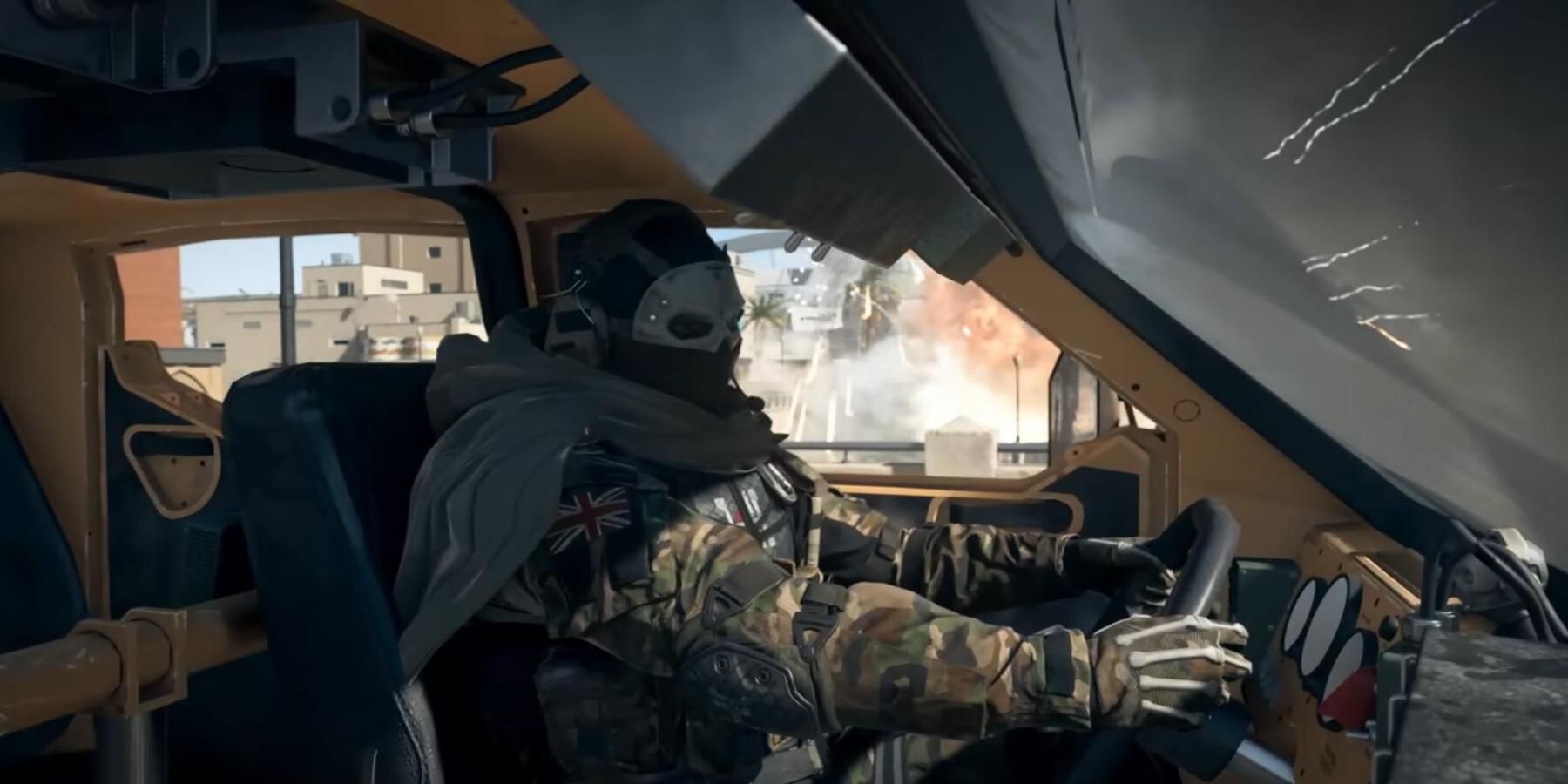Driving in Al Mazrah in Warzone 2