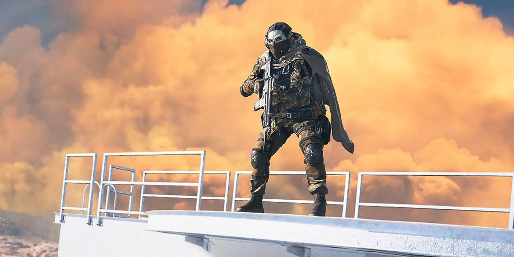 Call of Duty Warzone 2 Ghost amid mortar strike
