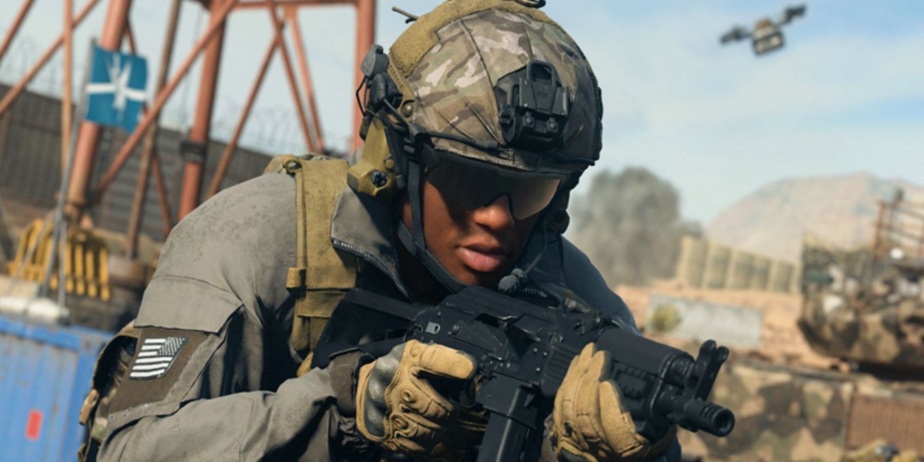 Soldier with a rifle in Call of Duty Warzone 2