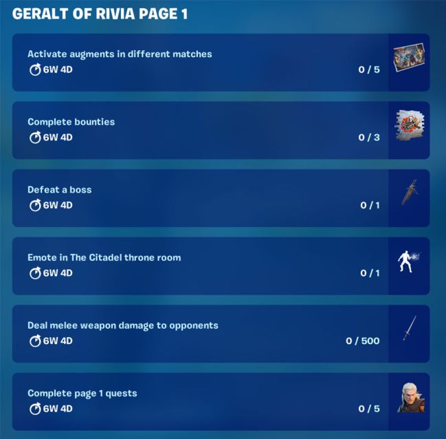 Geralt z Rivii w Fortnite: Jak zdobyć jego strój, wykonując jego zadania